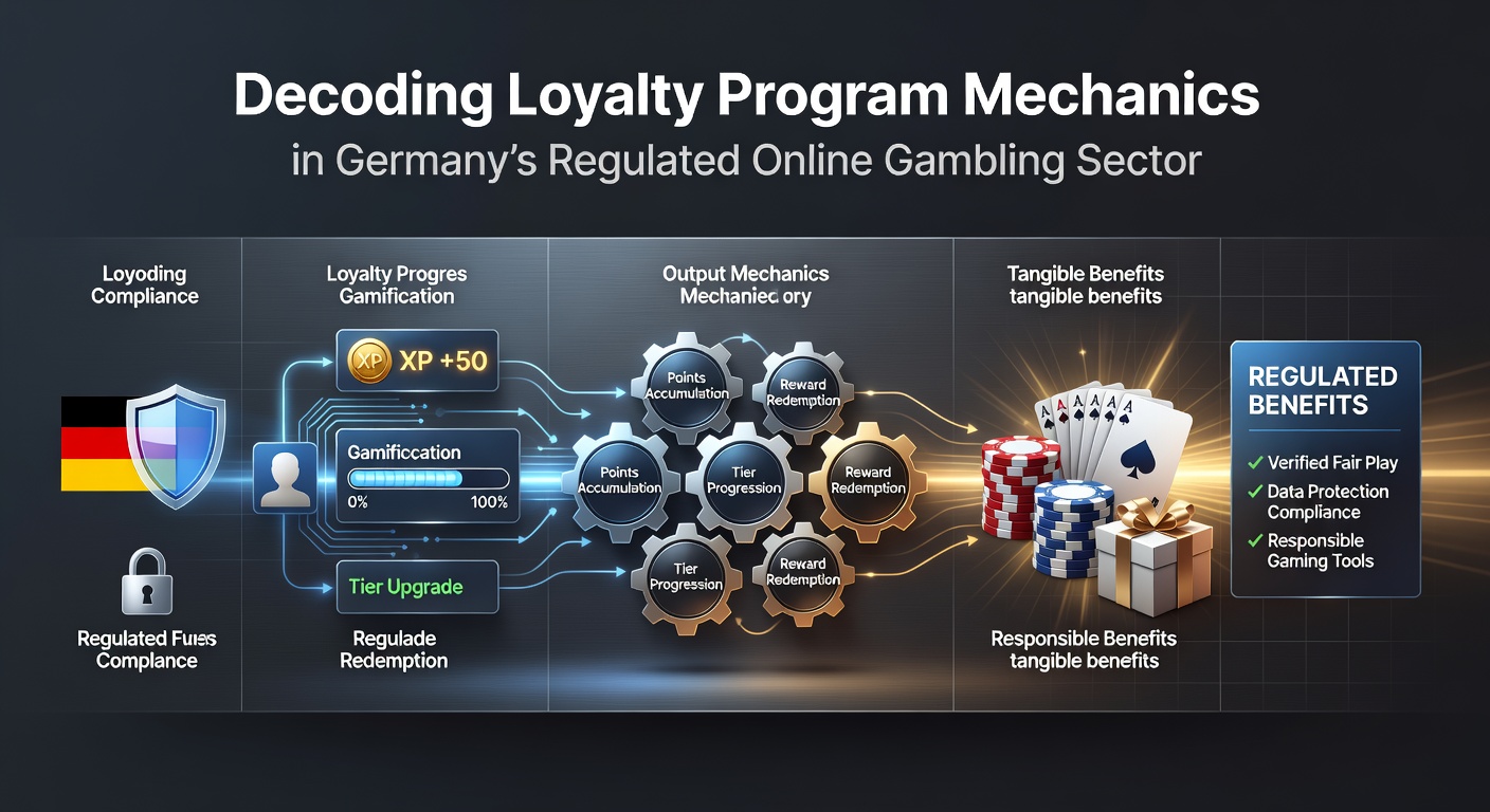 Illustration der Treueprogramm-Strukturen in deutschen Online-Casinos mit Fokus auf Punktevergabe und Stufenmodelle