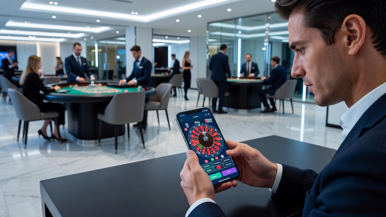 Mobile Anpassungen bei Tischspielen in deutschen Casinos zeigen interaktive Roulette- und Blackjack-Oberflächen auf Smartphones
