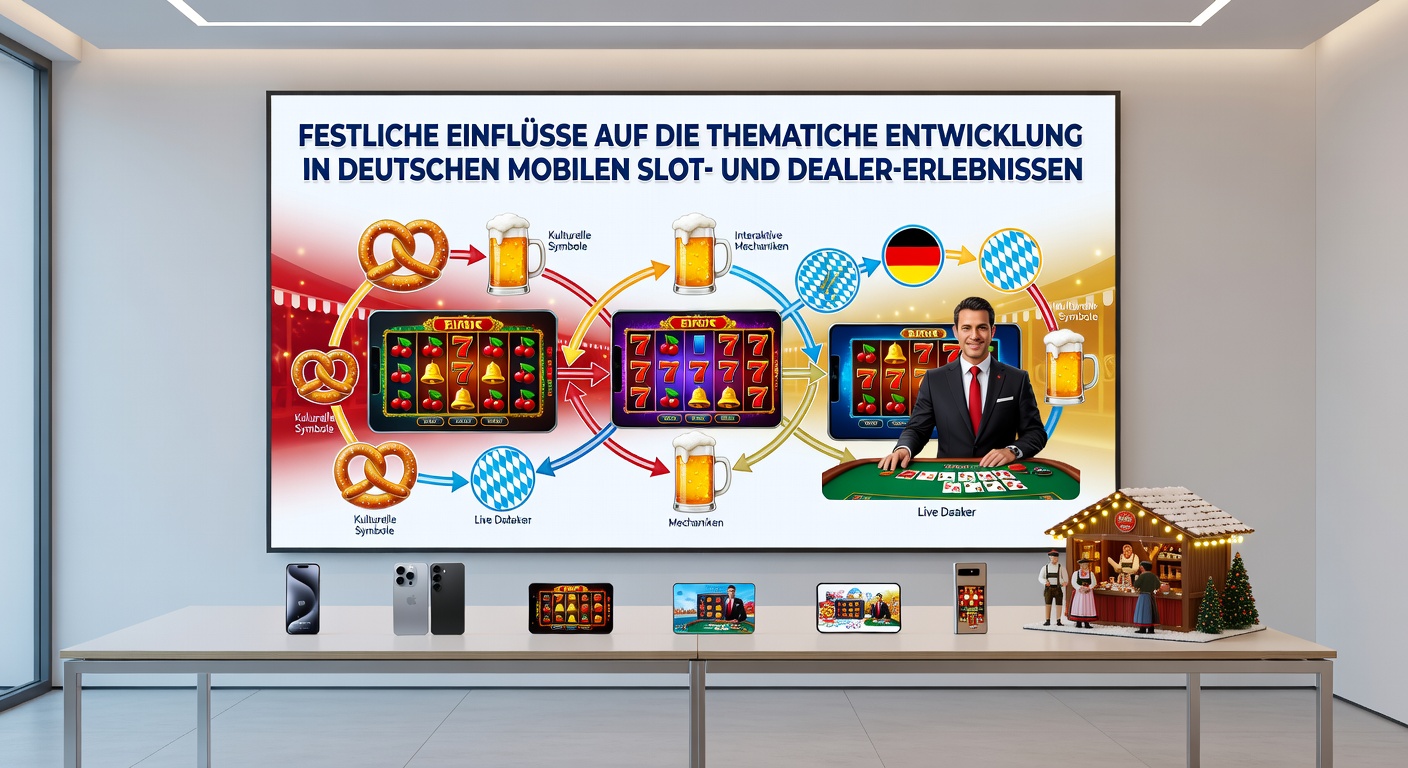 Live-Dealer-Tische mit festlichen Dekorationen auf mobilen Geräten