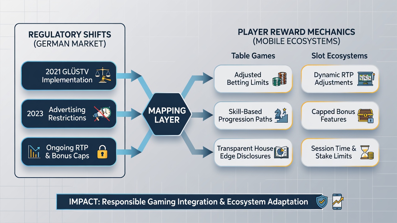 Technologische Integration regulatorischer Vorgaben in Belohnungssysteme für mobile Slots und Tischspiele