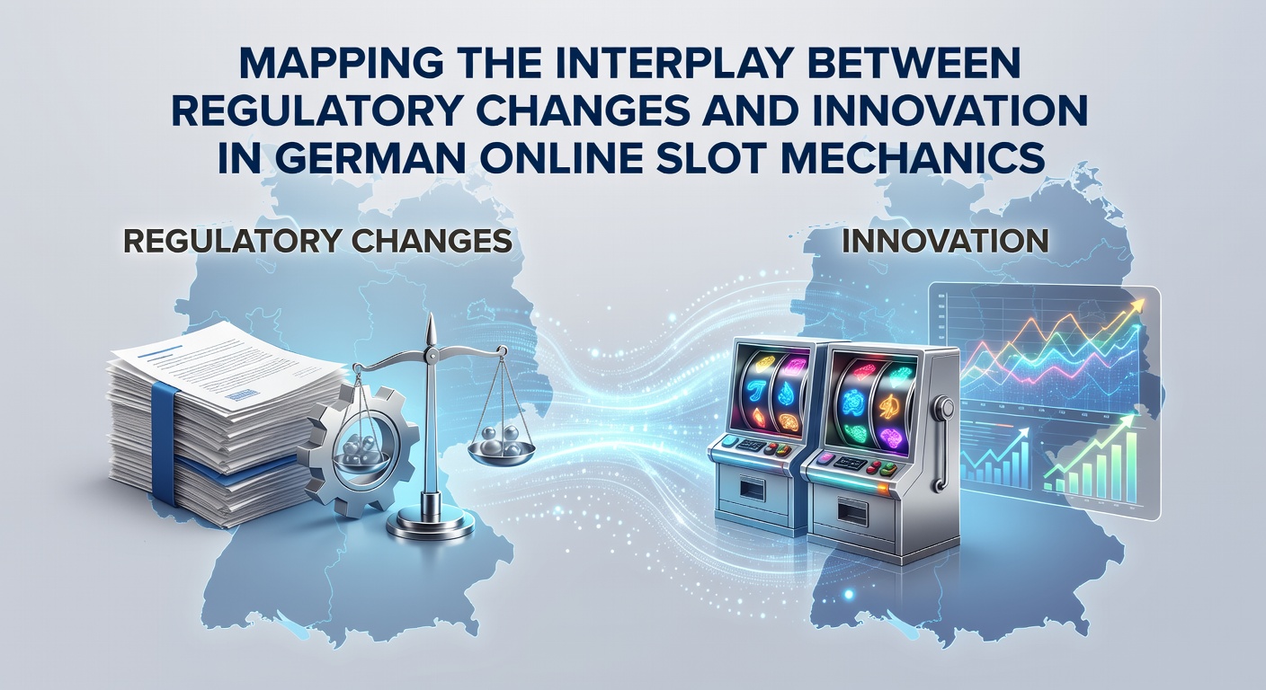 Darstellung von Regulierungsänderungen und technologischen Innovationen in deutschen Online-Slot-Mechaniken mit grafischen Elementen zu RNG-Systemen und Lizenzanforderungen