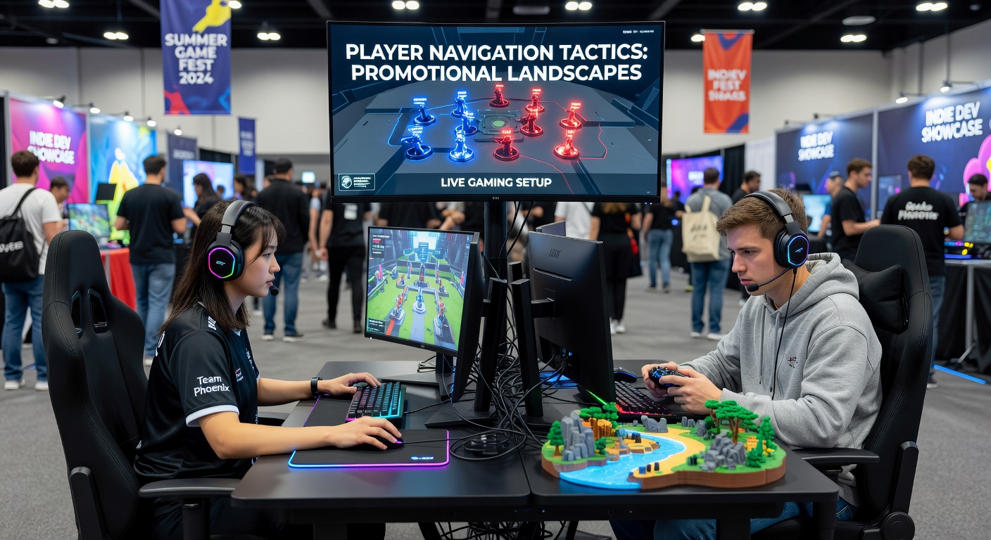 Mobile Live-Gaming-Session mit Fokus auf Werbe-Navigation und Echtzeit-Interaktionen in tragbaren Setups