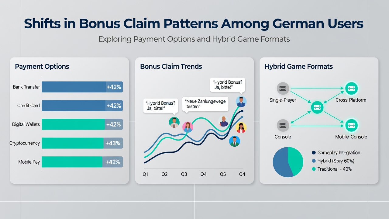 Illustration zu Bonusansprüchen und Zahlungsoptionen in deutschen Online-Casinos