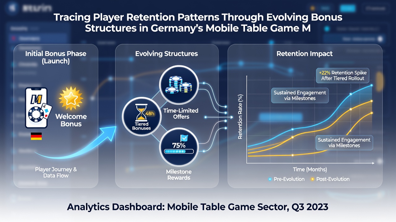Datenvisualisierung zu Spielerbindungsmustern und Bonusentwicklungen in mobilen Casinos