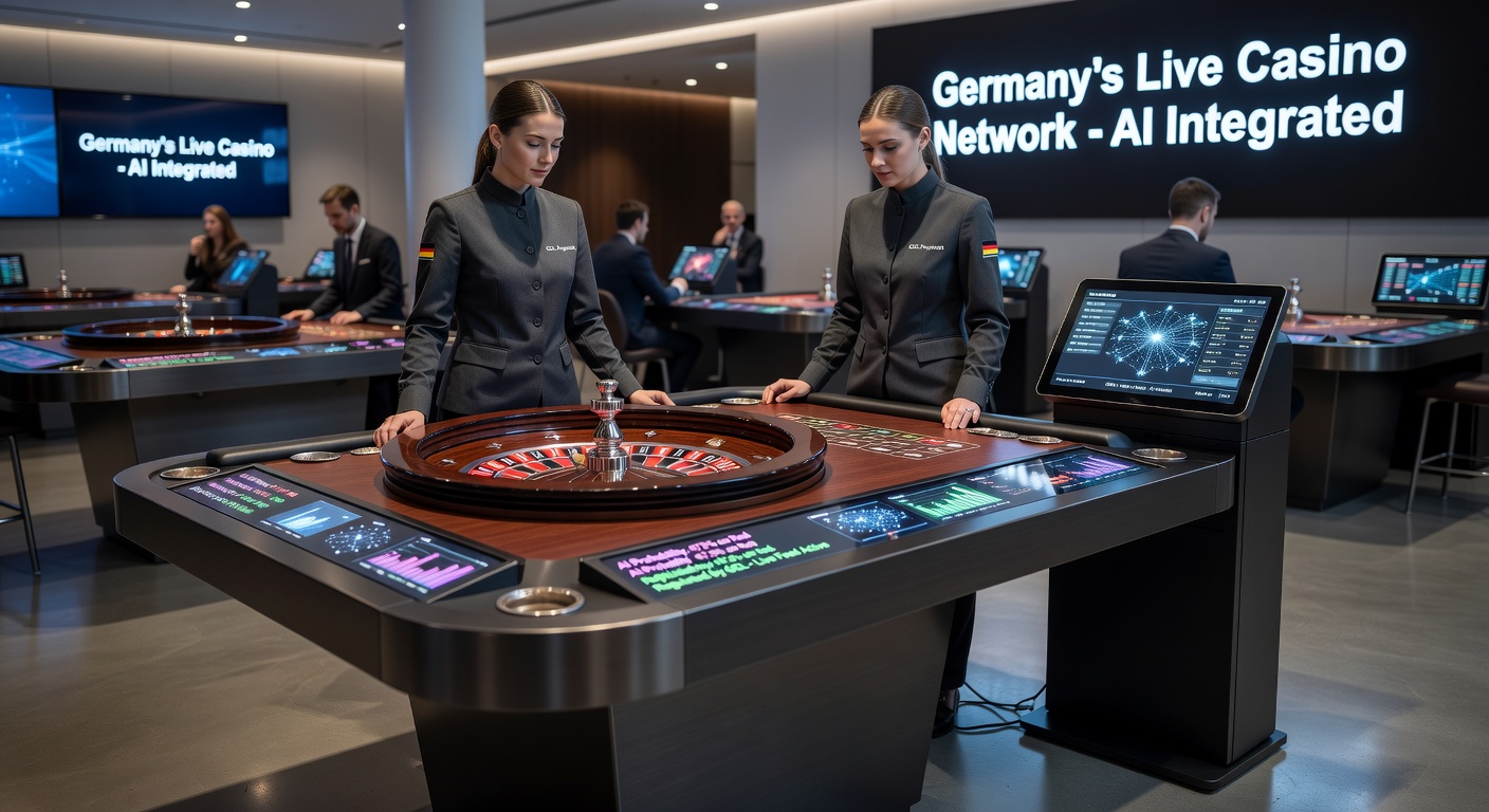 KI-gestützte Überwachung eines Roulette-Tisches in einem regulierten deutschen Live-Casino